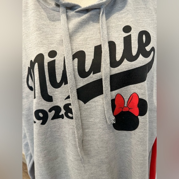 Minnie Mouse 1928 Disney  Hoodie Grey SZ XL EUC - Picture 2 of 8